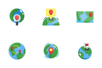 Global Location Icon Pack