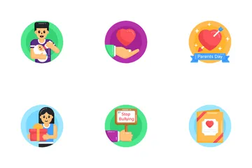 Global Parents Day Icon Pack