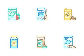 Gluten Free Products Icon Pack