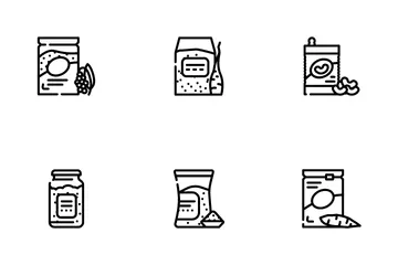 Gluten Free Products Icon Pack