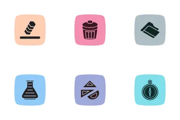 Glyphe d'éducation Icon Pack