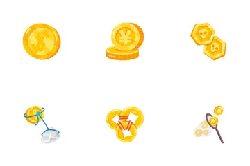 Gold Coin Icon Pack