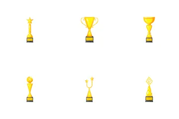 Gold Trophy Icon Pack