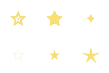 Golden Star Icon Pack