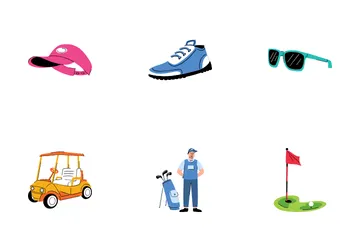 Golf Activity Icon Pack