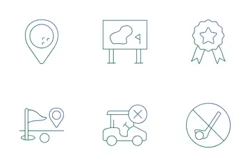 Golf Essentials Icon Pack