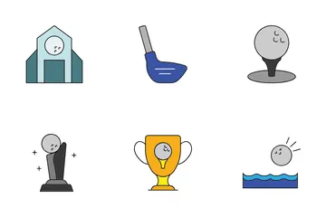 Golf Essentials Icon Pack