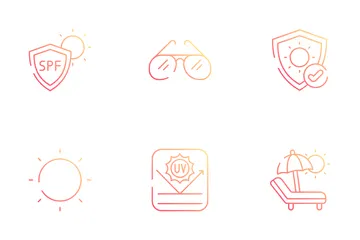 Golpe de calor y protección Paquete de Iconos