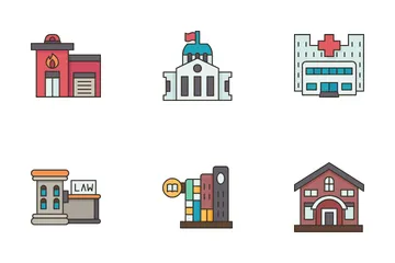 Government Buildings Icon Pack