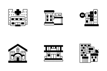 Government Buildings Icon Pack