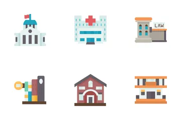 Government Buildings Icon Pack