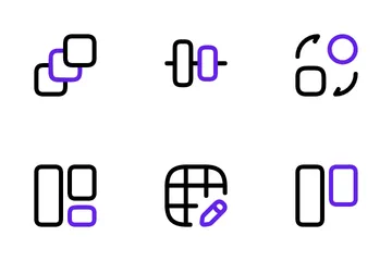 Grade Pacote de Ícones