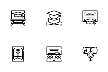 Graduação Pacote de Ícones