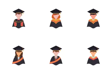 Graduation Avatar Icon Pack