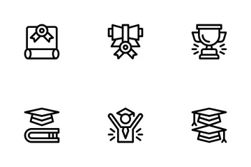 Graduation & Certificates Icon Pack
