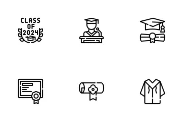 Graduation & Diploma Icon Pack