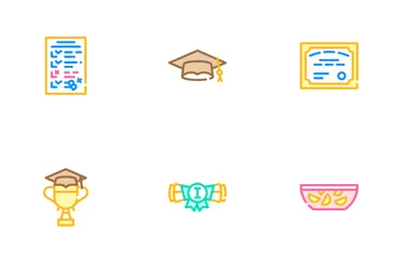 Graduation Education Icon Pack