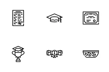 Graduation Education Icon Pack