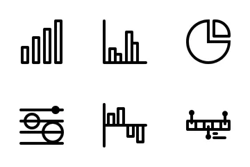 Gráfico e diagrama Pacote de Ícones