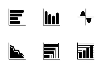 Gráfico e diagrama Pacote de Ícones