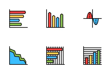 Gráfico e diagrama Pacote de Ícones