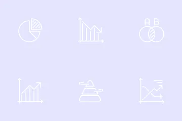 Gráfico e Diagrama Pacote de Ícones