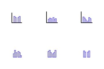 Gráfico e gráfico Vol 1 Pacote de Ícones