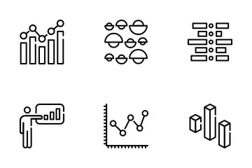 Gráfico y diagrama Paquete de Iconos