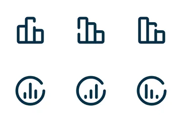 Gráficos e gráficos Pacote de Ícones