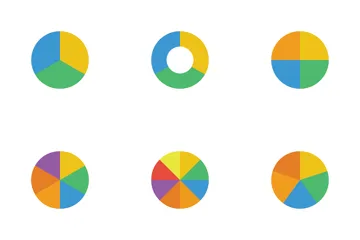 Gráficos circulares Paquete de Iconos