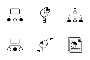 Gráficos e diagramas Pacote de Ícones