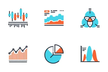  Gráficos e diagramas Pacote de Ícones