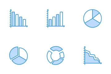 Gráficos e diagramas Pacote de Ícones