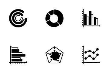 Gráficos e diagramas Pacote de Ícones