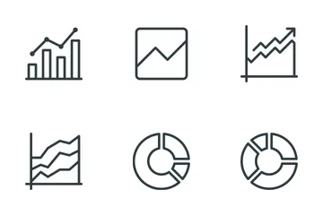 Gráficos e infográficos Pacote de Ícones