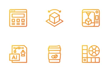 Grafikdesign Symbolpack