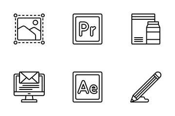 Grafikdesigner Symbolpack