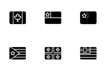 Grafschaftsflaggen Symbolpack