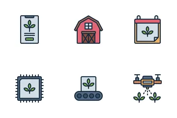 Granja inteligente Icon Pack