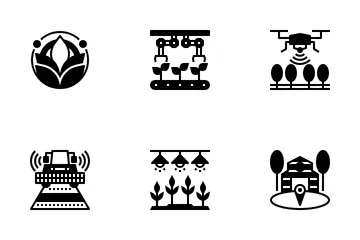 Granja inteligente Paquete de Iconos
