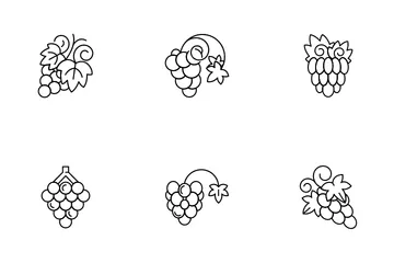 Grape Fruit Icon Pack