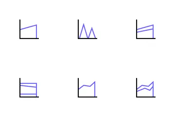 Graph And Chart Vol 5 Icon Pack