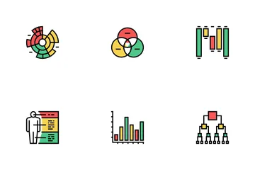 Graph For Analyzing And Research Icon Pack