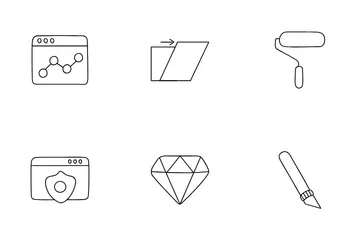 GRAPHIC AND WEB DESIGN Icon Pack