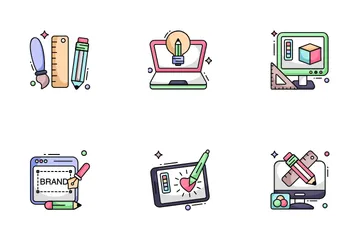 Graphic Design And Resources Icon Pack