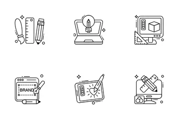 Graphic Design And Resources Icon Pack