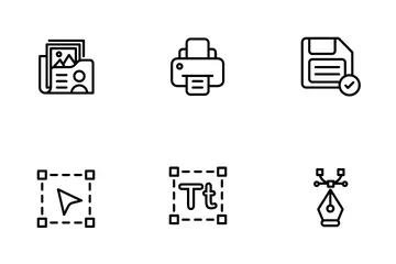 Graphic Design Asset Icon Pack