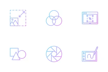 Graphic Design Tools Icon Pack