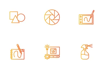 Graphic Design Tools Icon Pack