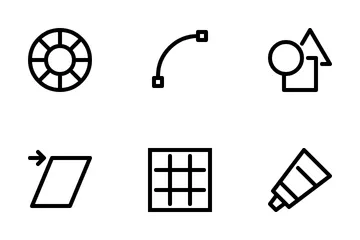 Graphic Design Tools 3 Icon Pack